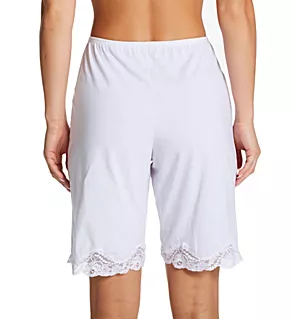 20 Inch Lace Trim Cotton Pettipant Blanco 2X