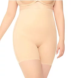 Plus Size Firm Control Thigh Shaper Nude L