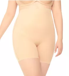 Plus Size Firm Control Thigh Shaper Nude L