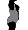 Ilusion Body Reduction Plus Size Open Bust Bodysuit 71007173 - Image 4