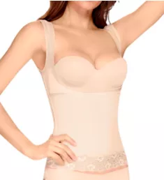 Firm Control Open Bust Torsette Camisole Nude S