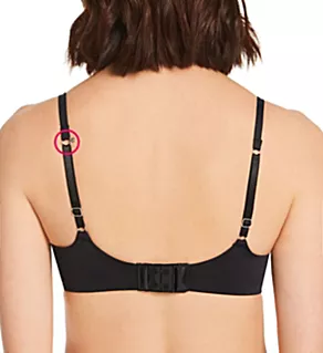 Microfiber Twist and Turn Push Up Bra Negro 34B