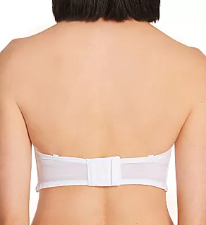 Lace Strapless Convertible Push Up T-Shirt Bra Blanco 34B