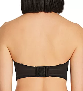 Lace Strapless Convertible Push Up T-Shirt Bra Negro 34B