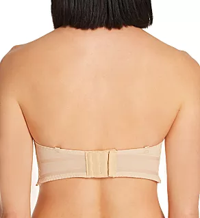 Lace Strapless Convertible Push Up T-Shirt Bra Nude 34B