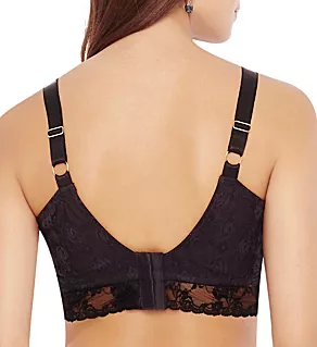 Signature Rose Lace Push-Up Bra Negro 36B