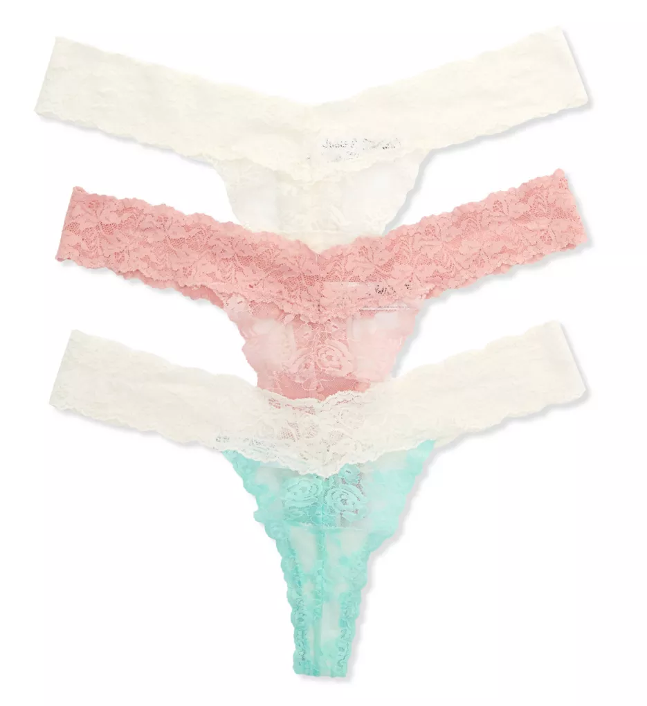 Lace Thong - 3 Pack