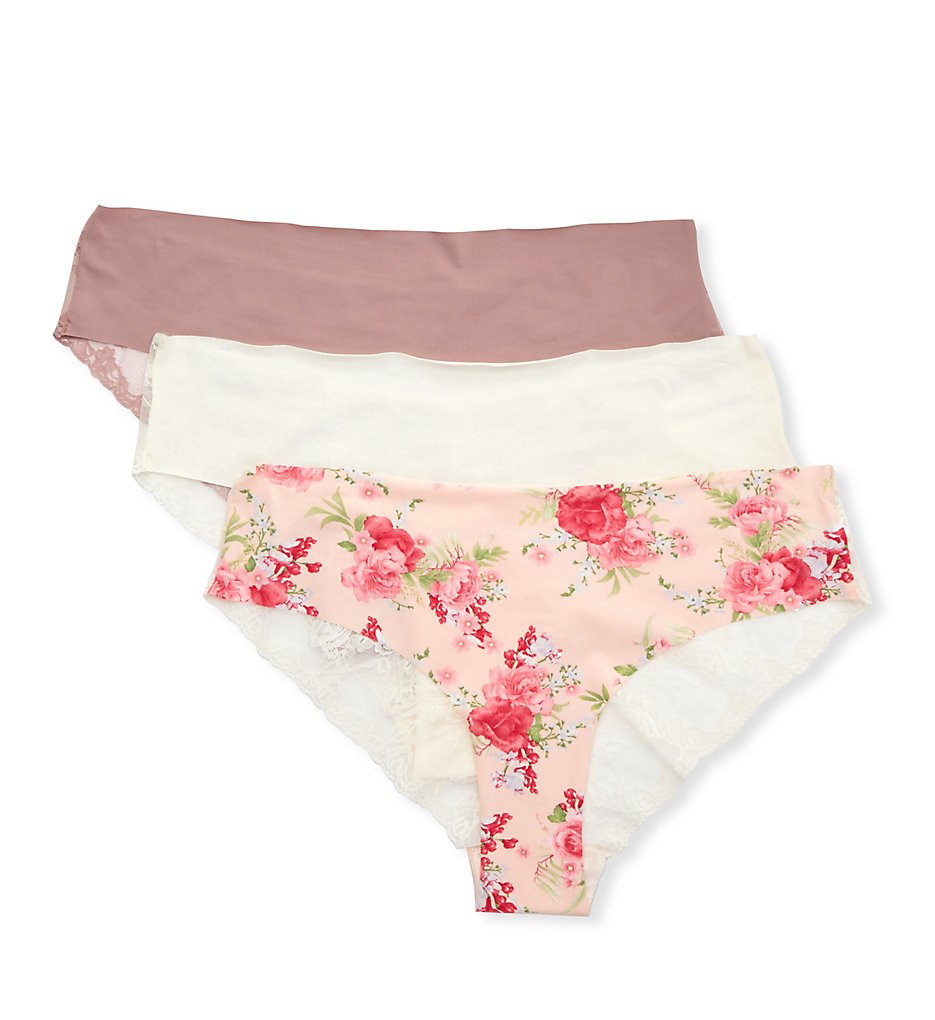 Ilusion >> Ilusion 71024397 Signature Rose Lace Bikini Panty - 3 Pack (Rosas XVI XL)