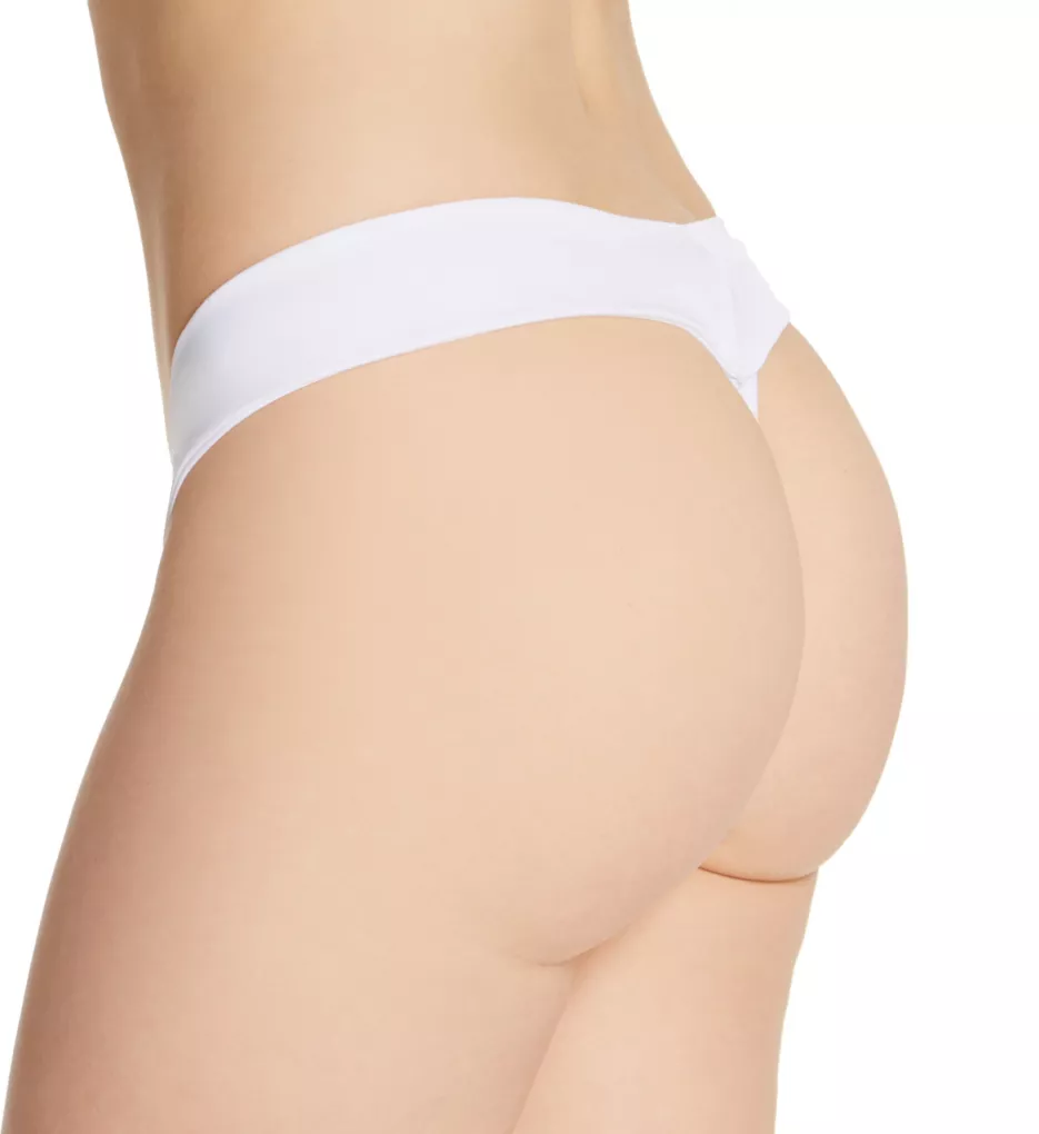 Basic Thong Panty - 3 Pack Indigo/White/Coral S