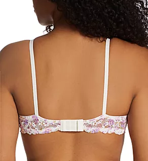Floral Lace Mesh Demi Bra Bordado Floral 38B