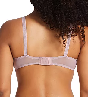 Demi Two Color Lace Push-up Underwire Bra Lila Obscuro 34B