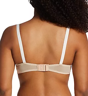 Demi Two Color Lace Push-up Underwire Bra Nude/Hueso 38D