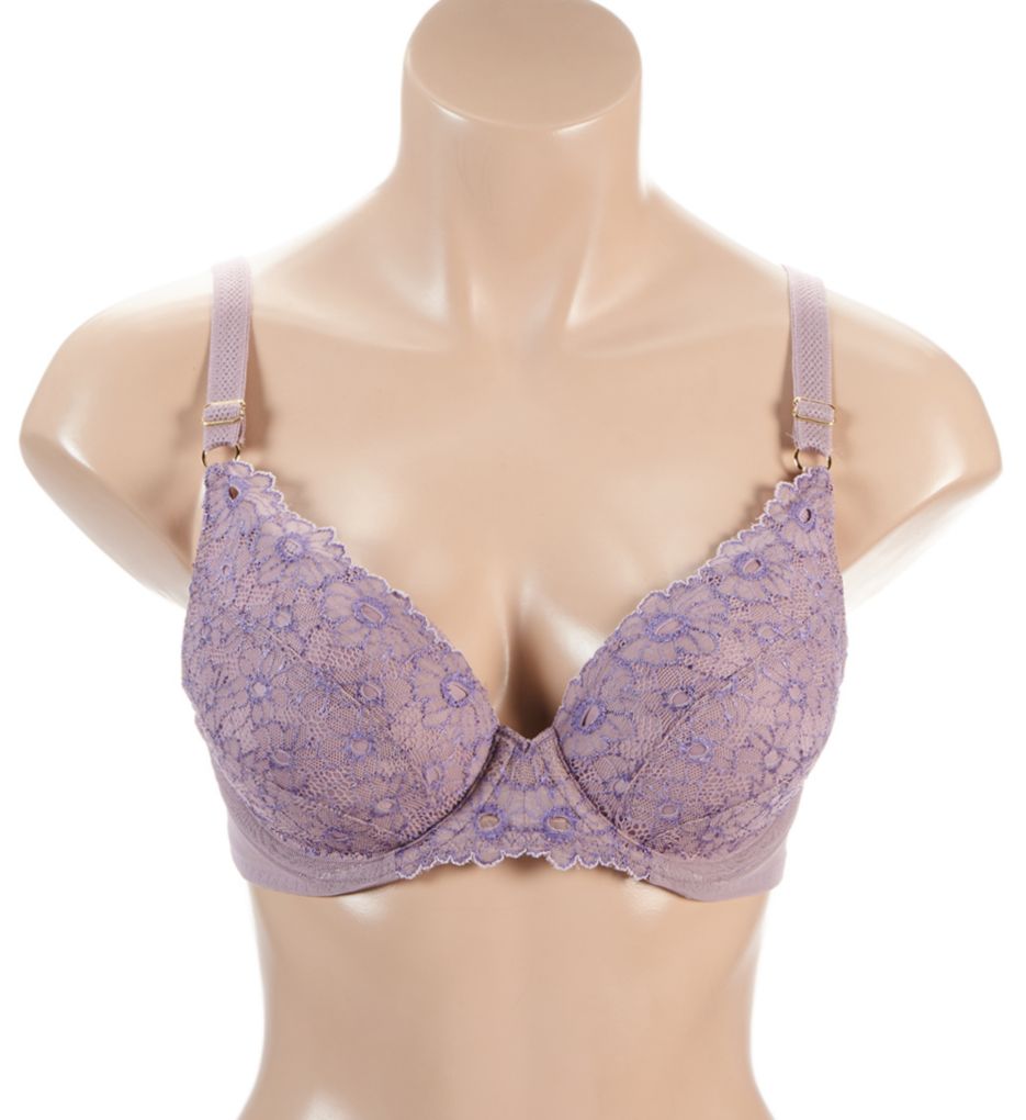 Demi Bra with two color lace-fs