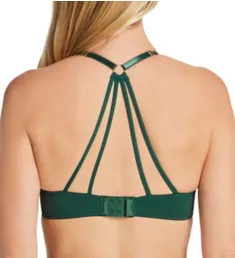 Strappy Lace Demi Underwire Bra Verde II 38B