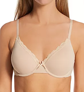 Lace Trim Demi Bra Nude 34C