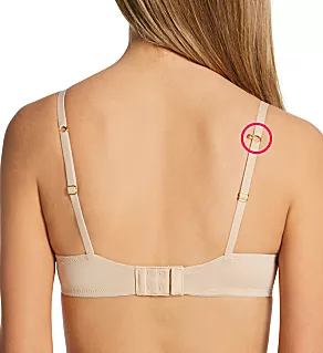 Lace Trim Demi Bra Nude 34C