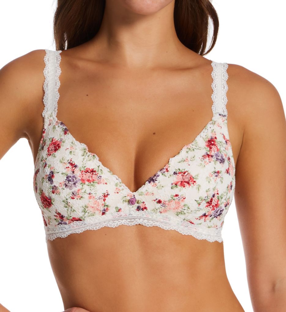 Floral Lace Triangle Bralette