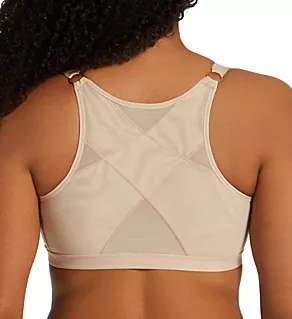 Wireless Lace Bra with Posture Support Nude 36B