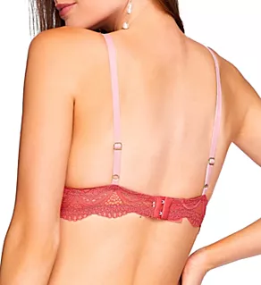 Floral Plunge Microfiber Lace Underwire Bra Camelia III 34C