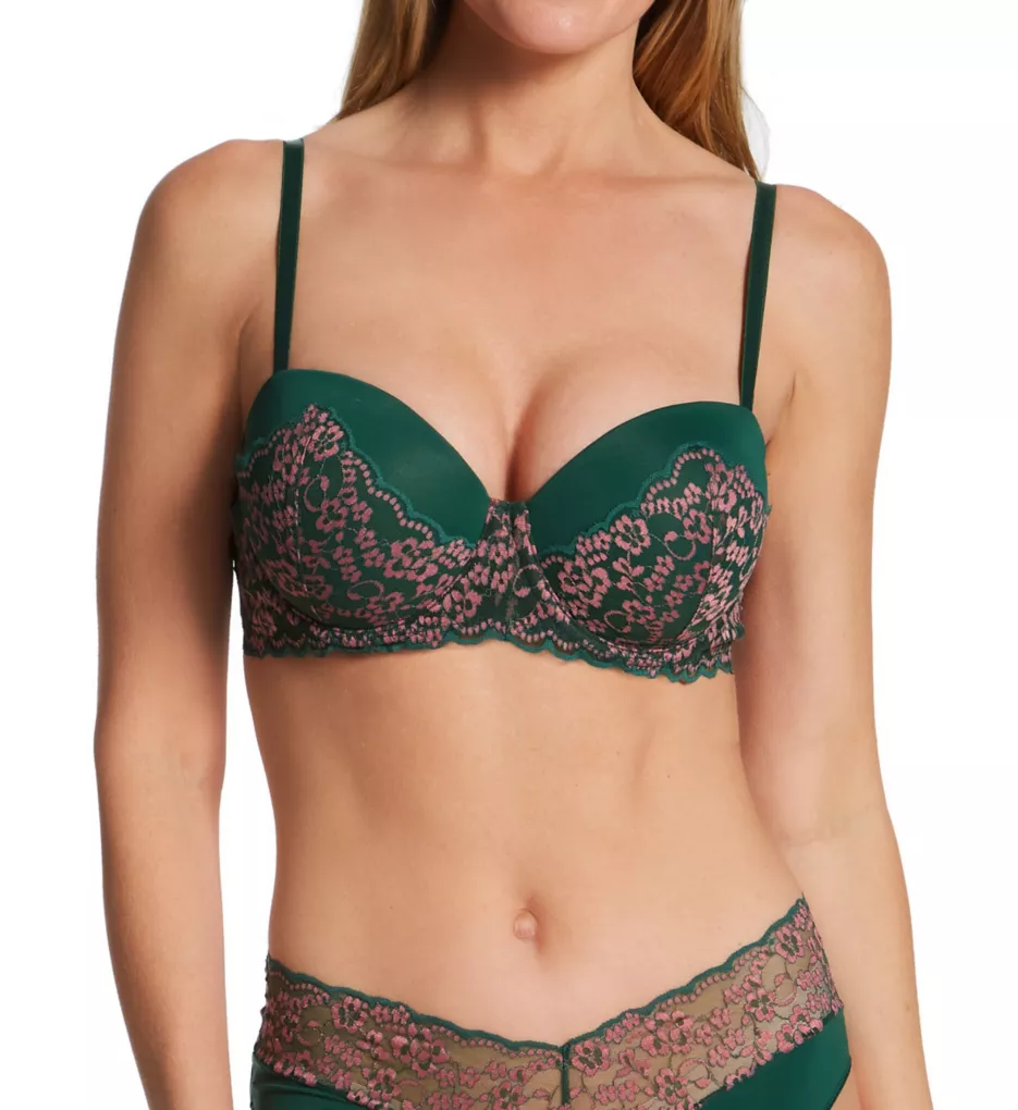 Two-toned Lace Push Up Bra Verde II 34B