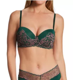 Two-toned Lace Push Up Bra Verde II 38B