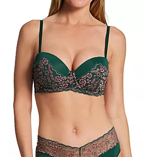 Two-toned Lace Push Up Bra Verde II 34C