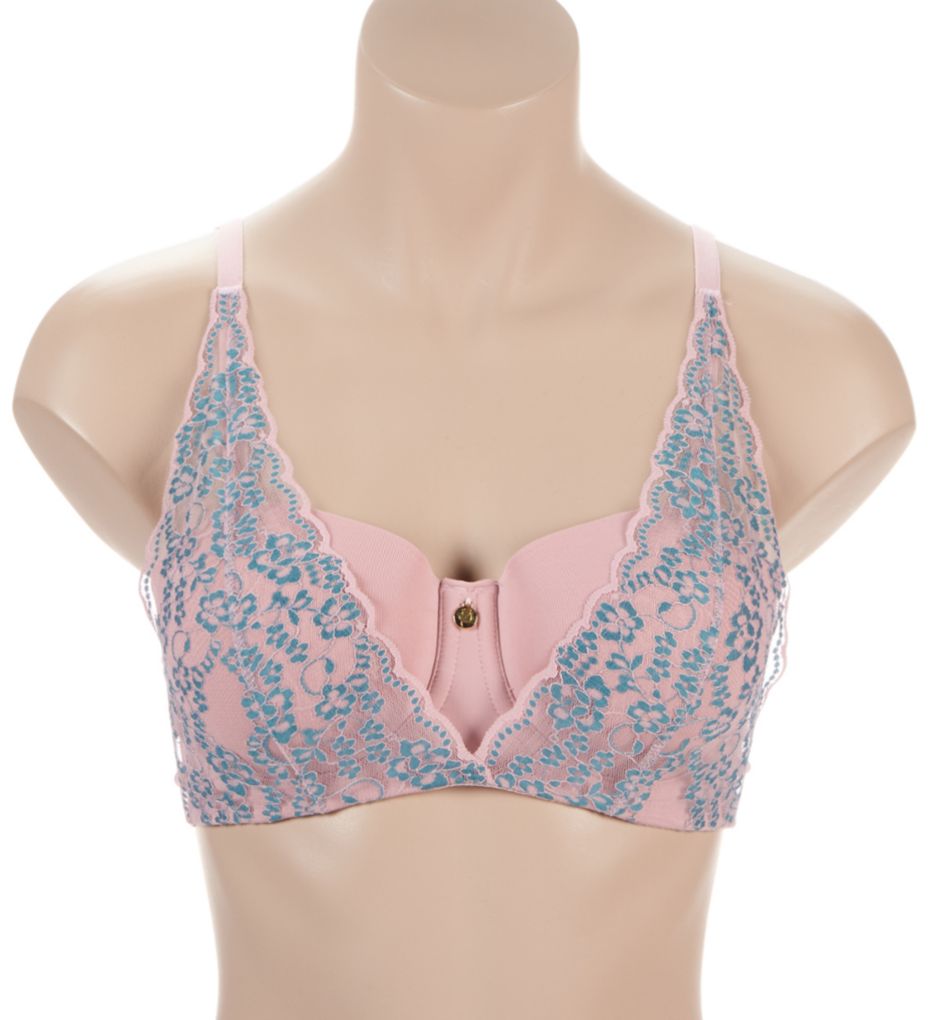 Ilusion Retro Dreams Two-Toned Lace Balconette Bra 71070078 - Image 1