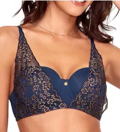 Retro Dreams Two-Toned Lace Balconette Bra