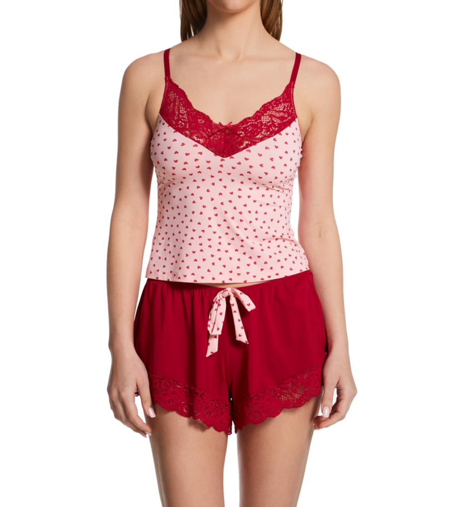 Ilusion Camisole and Shorts 2-Piece PJ Set Corazones XVIII XL  - Image 1