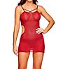 Ilusion Mesh Side Cutout Babydoll with Thong