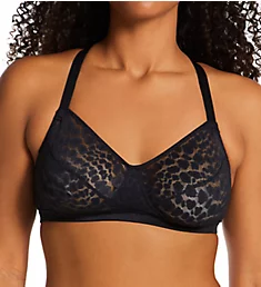 Sheer Stretch Lace Bralette Negro M