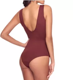 Microfiber Low V Bodysuit