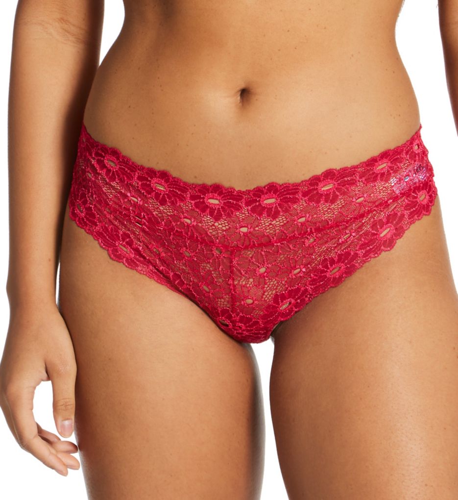 Ilusion : Ilusion 71078003 Floral Lace Bikini Panty (Rubi XL)