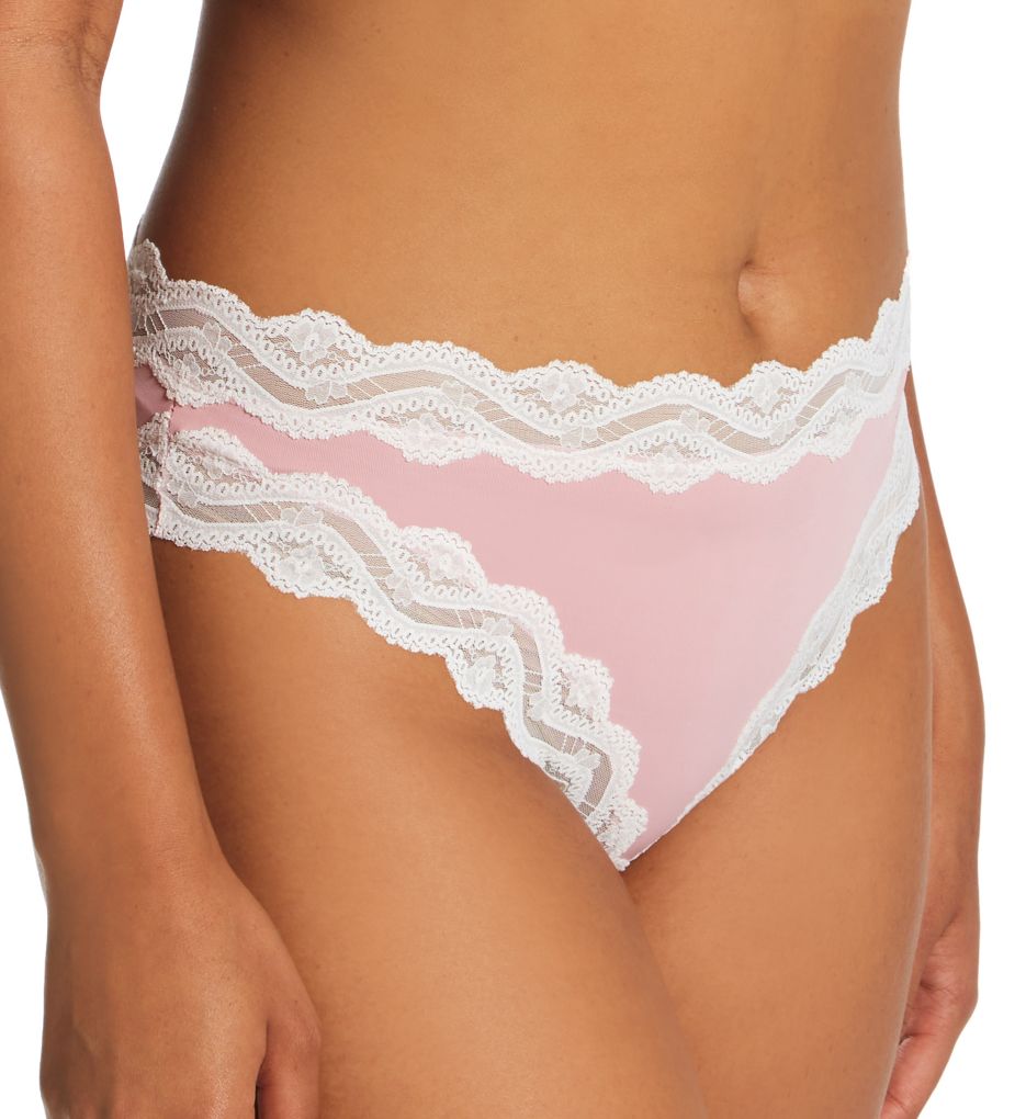 Microfiber / Lace Demi Panty