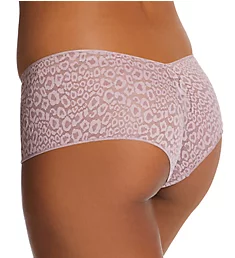 Sheer Stretch Lace Boyshort Panty Lila Obscuro S