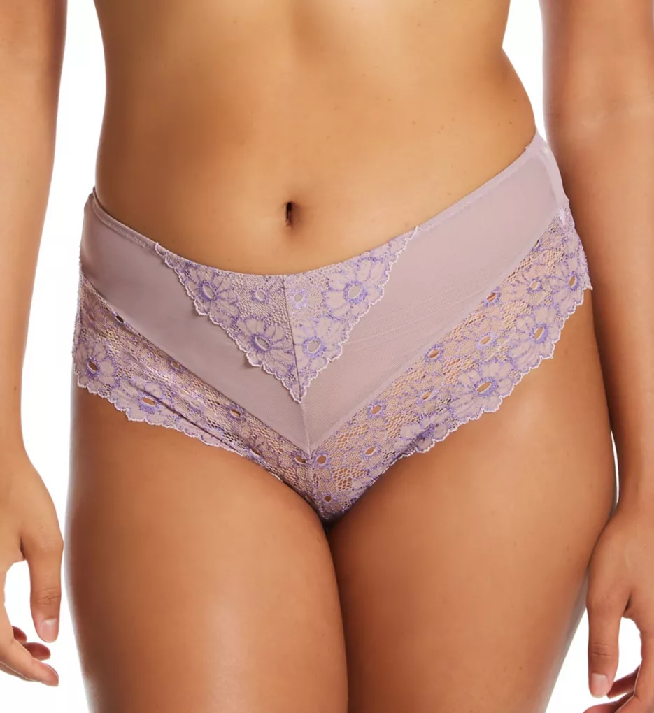 High-Rise Signature Lace Panty Lila Obscuro M