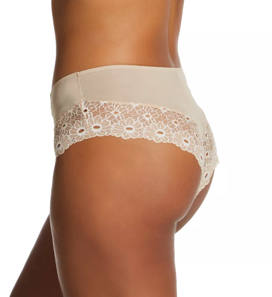 High-Rise Signature Lace Panty Nude/Hueso S