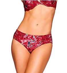 Floral Plunge Microfiber Lace Cheeky Panty Rosales III S