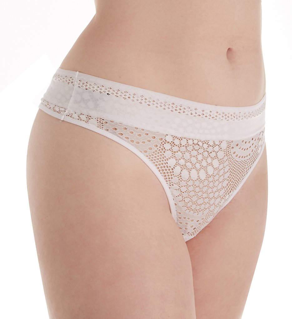 Implicite >> Implicite 20H700 Urban Thong Panty (White XS)