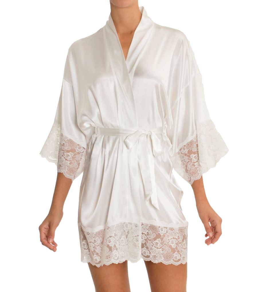 In Bloom by Jonquil Satin Bridal Wrap Robe HER030 - In Bloom by Jonquil ...