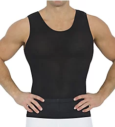 Power Mesh Compression Muscle Tank BLK 3XL