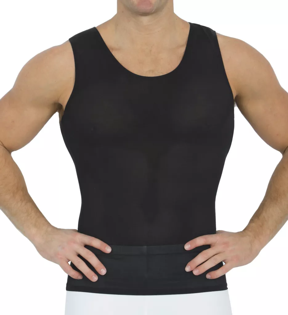 Power Mesh Compression Muscle Tank BLK 3XL