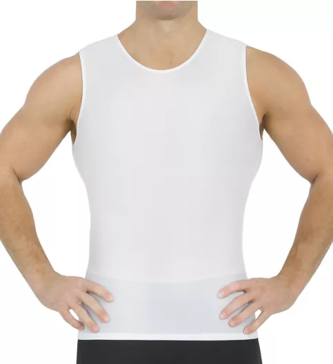 Insta Slim Power Mesh Compression Sleeveless Crew Neck Tank 180TS00N1