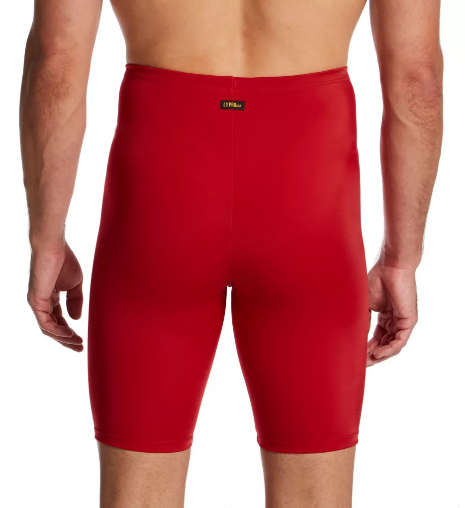 Athletic High Compression Base Layer Short Red L