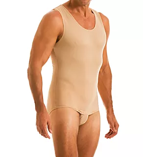 Compression Tank Body Suit Nude L