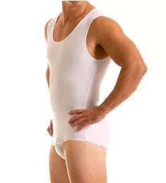 Compression Tank Body Suit White 2XL