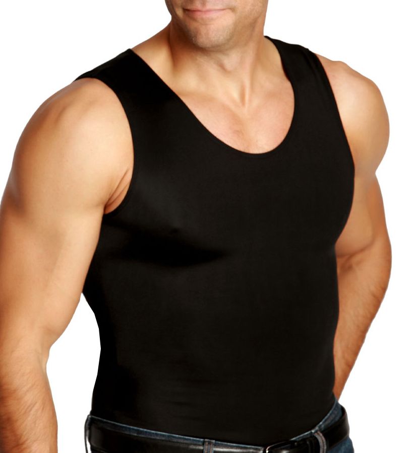 LEO 035010 CREW NECK SEAMLESS COMPRESSION TANK