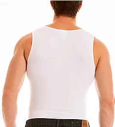 Big and Tall Compression Muscle Tank WHT 3XL