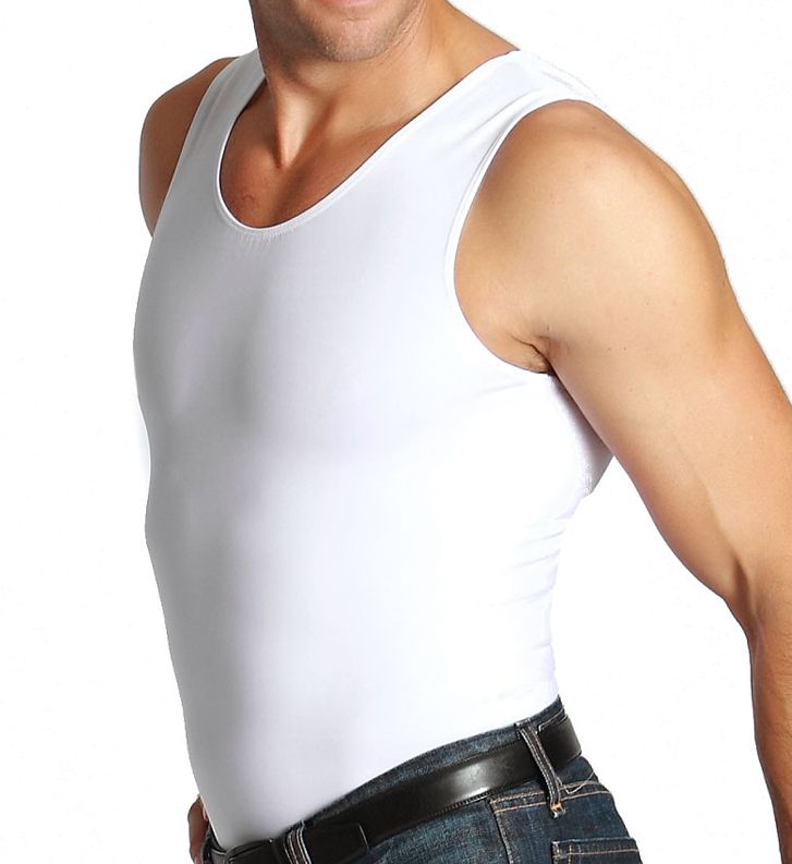 White Men's Compression Shirts, Tank Tops, & Pants - Hibbett