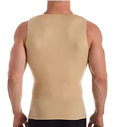 Compression Muscle Tank w/Velcro Shoulder Straps Nude M